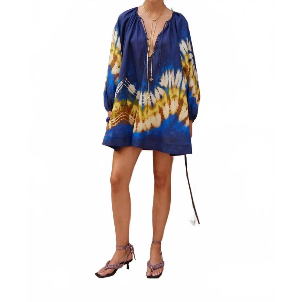 NEW ALEMAIS martine dress in navy
